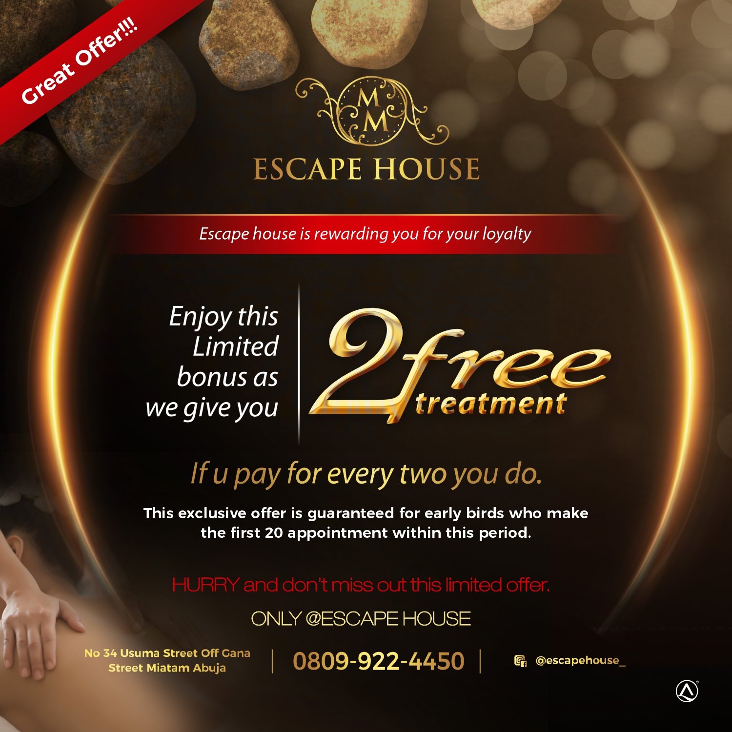 Escape House E-flyer